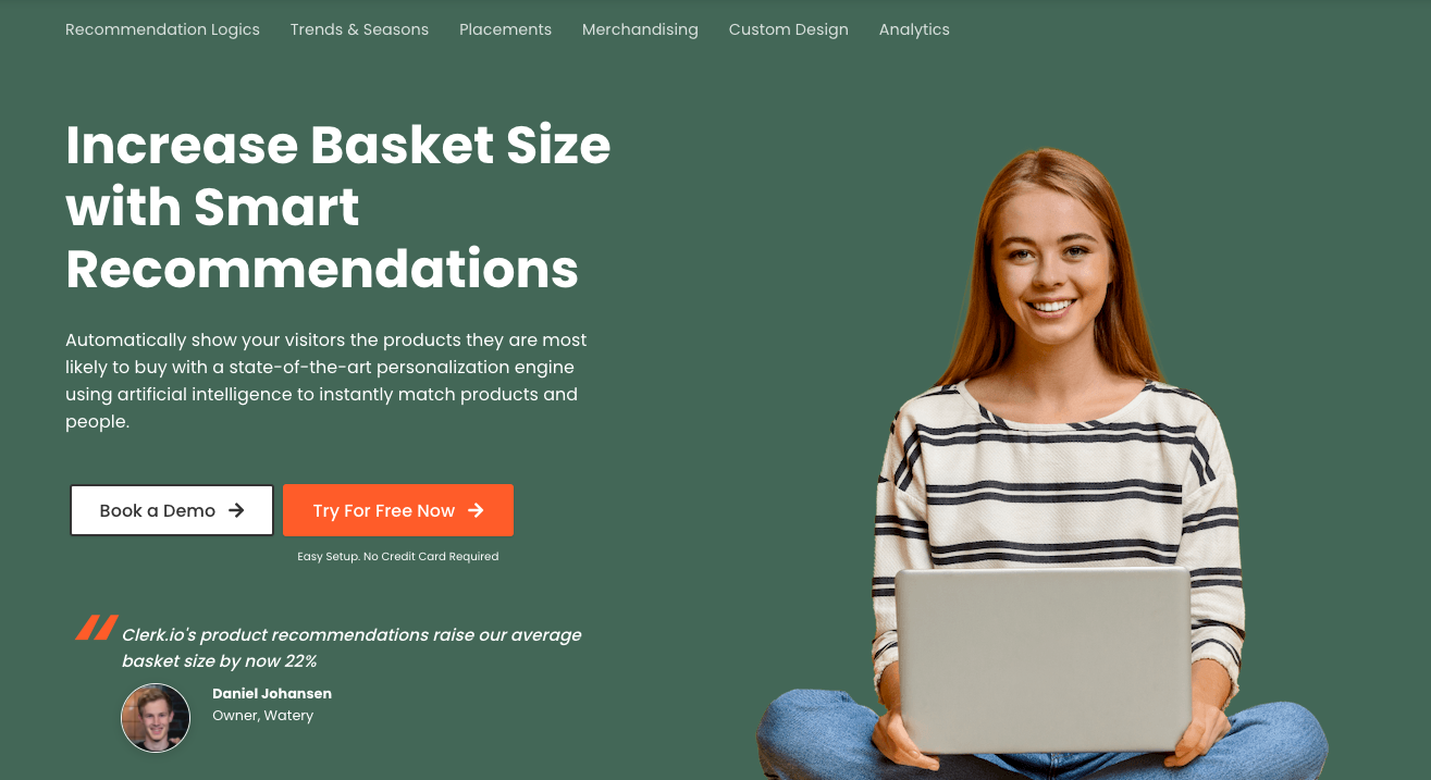 Recommendations - Increase basket size with smart recommendations!